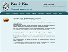 Tablet Screenshot of pas-a-pas.org