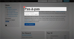 Desktop Screenshot of pas-a-pas.eu