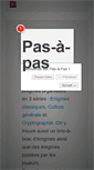 Mobile Screenshot of pas-a-pas.eu